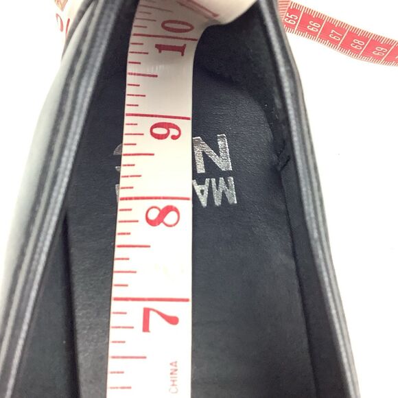 Madden NYC Shoes Women's 7.5 Loafers Black Chunky Lug Heels Platform Y2K Grunge - Picture 11 of 12